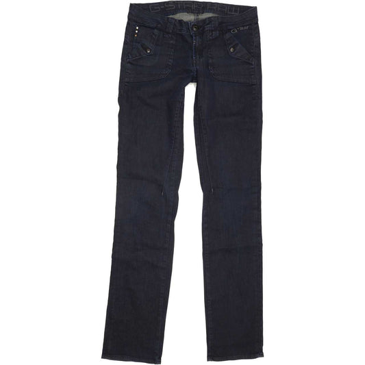 G-Star Speed Women Blue Straight Slim Stretch Jeans W28 L32