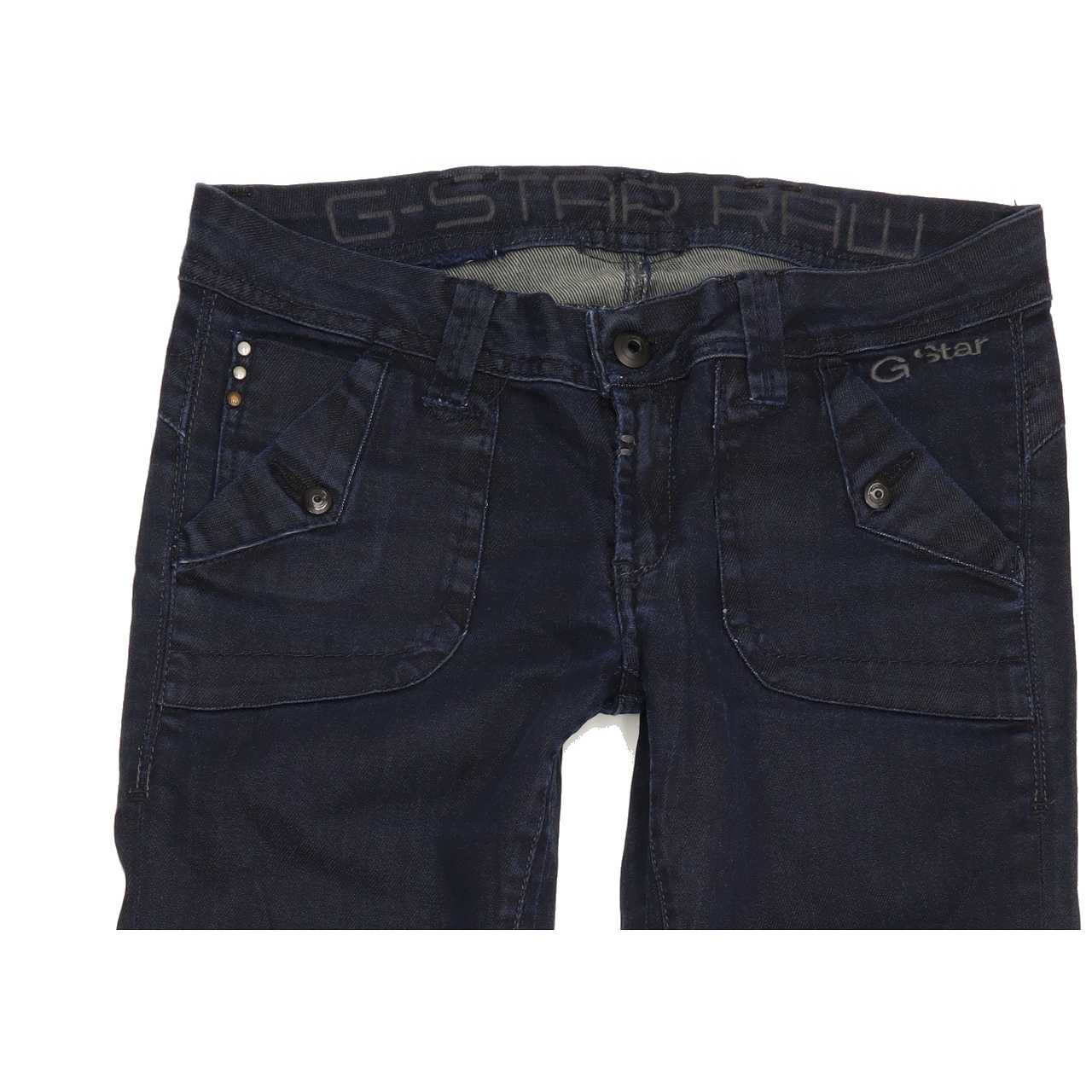 G-Star Speed Women Blue Straight Slim Stretch Jeans W28 L32