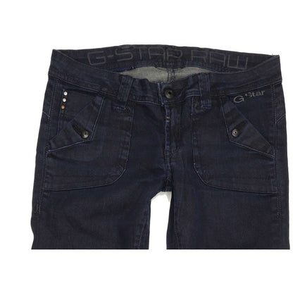 G-Star Speed Women Blue Straight Slim Stretch Jeans W28 L32