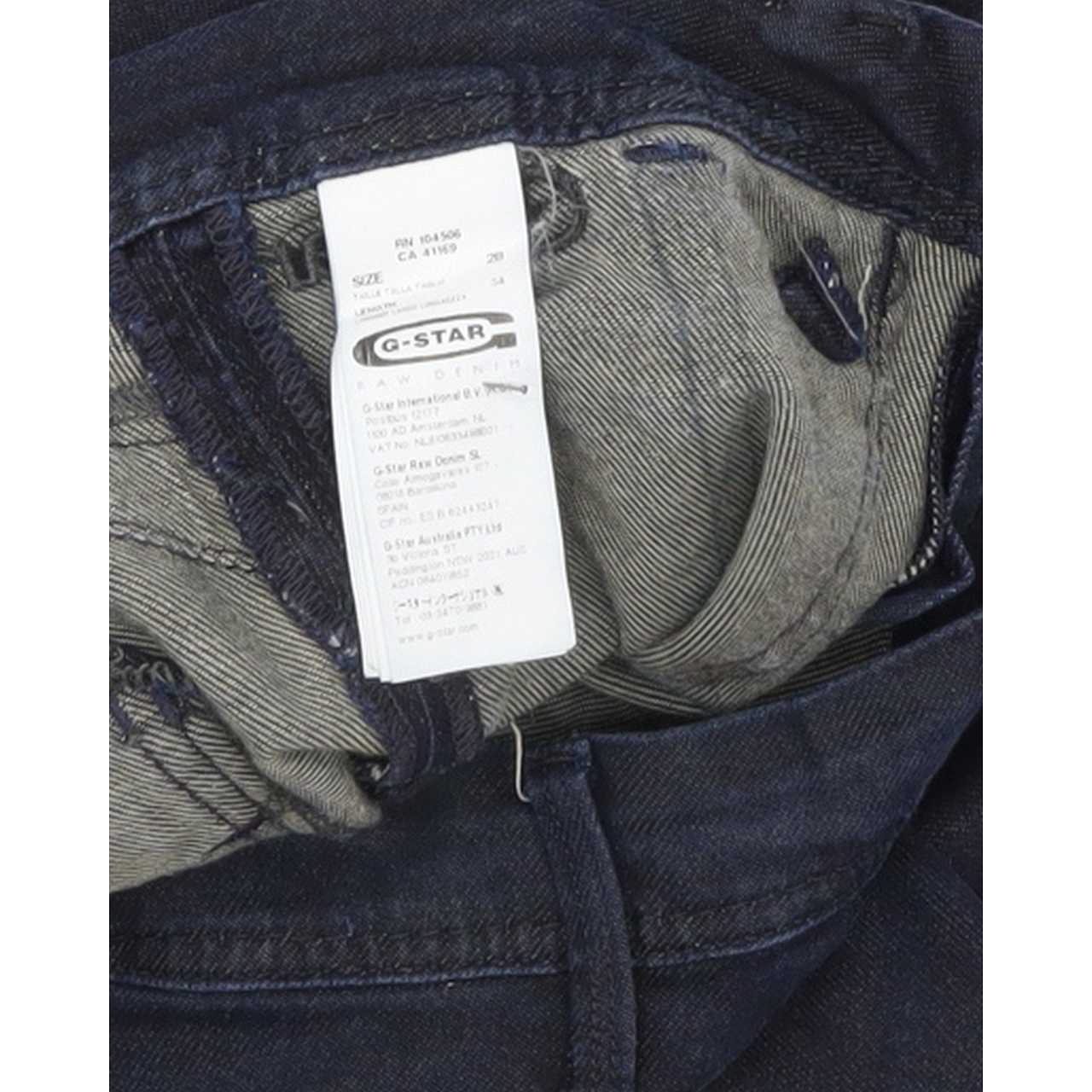 G-Star Speed Women Blue Straight Slim Stretch Jeans W28 L32