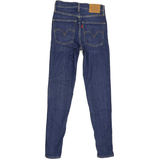 Levi's Mile High Rise Women Blue Skinny Stretch Jeans W25 L28