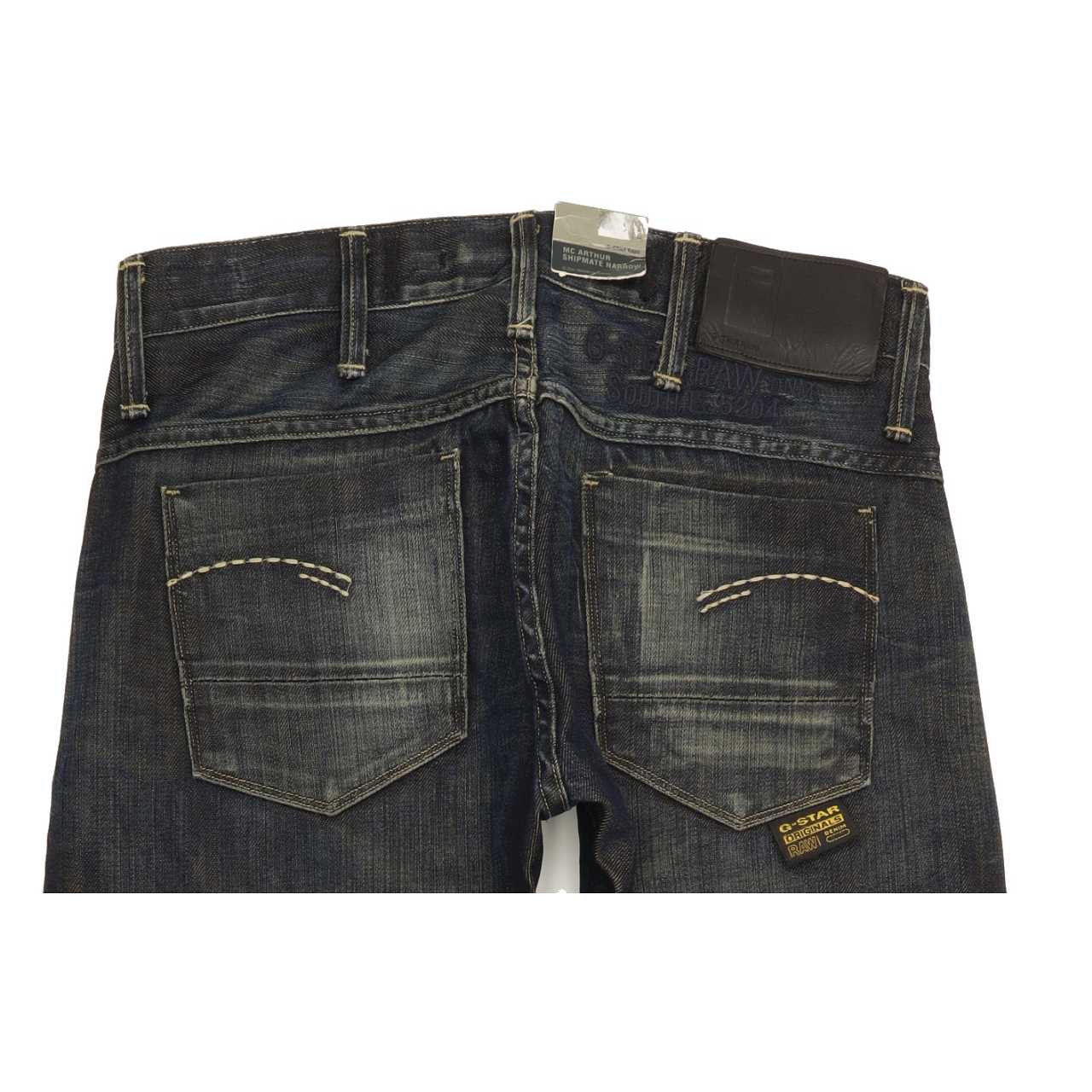 G-Star Mc Arhur Men Blue Straight Slim Jeans W29 L30