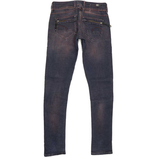 G-Star Midge Cody Women Purple Skinny Slim Stretch Jeans W28 L32