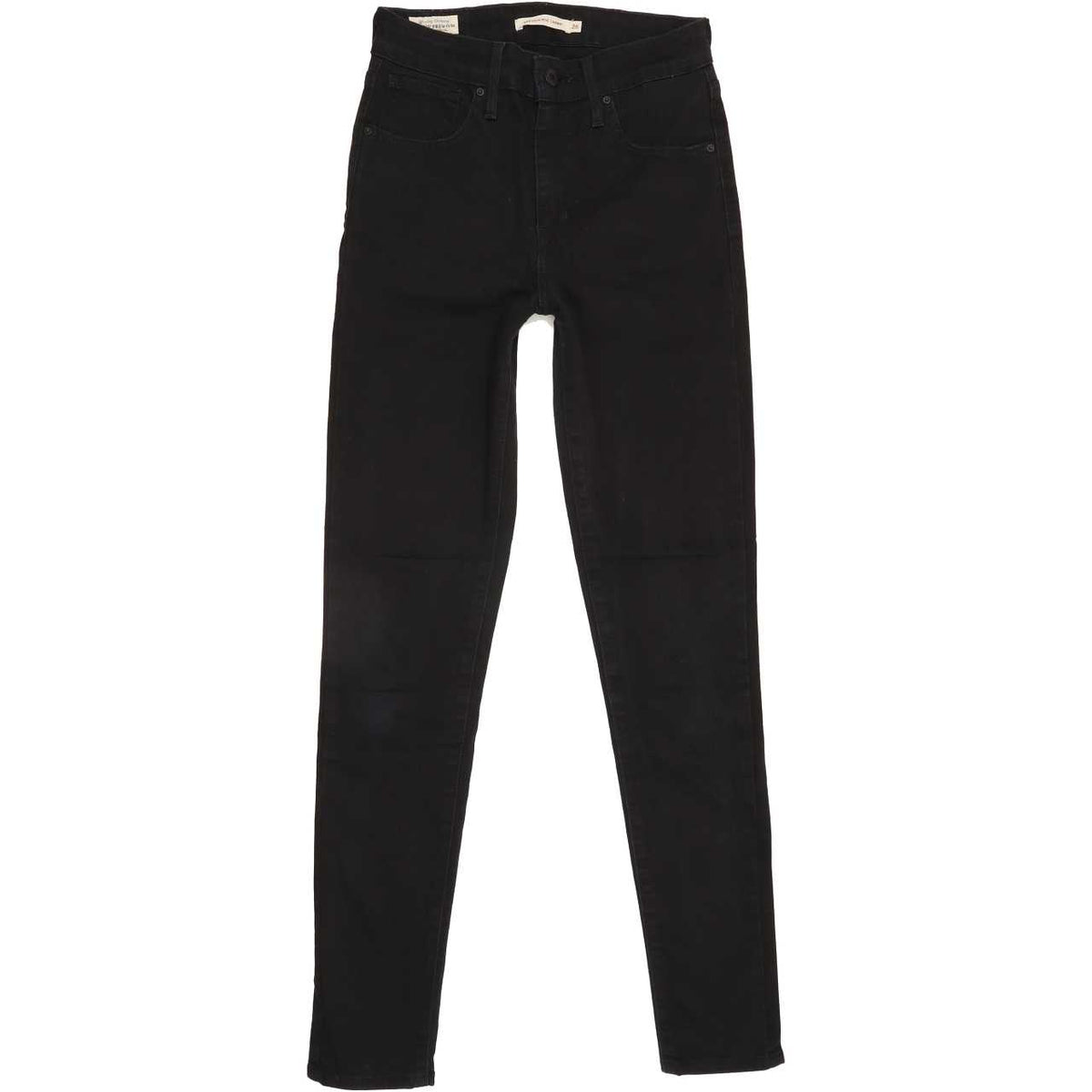 Levi's 721 High Rise Women Black Skinny Stretch Jeans W26 L30