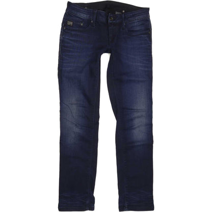 G-Star Midge Women Blue Straight Slim Stretch Jeans W29 L30