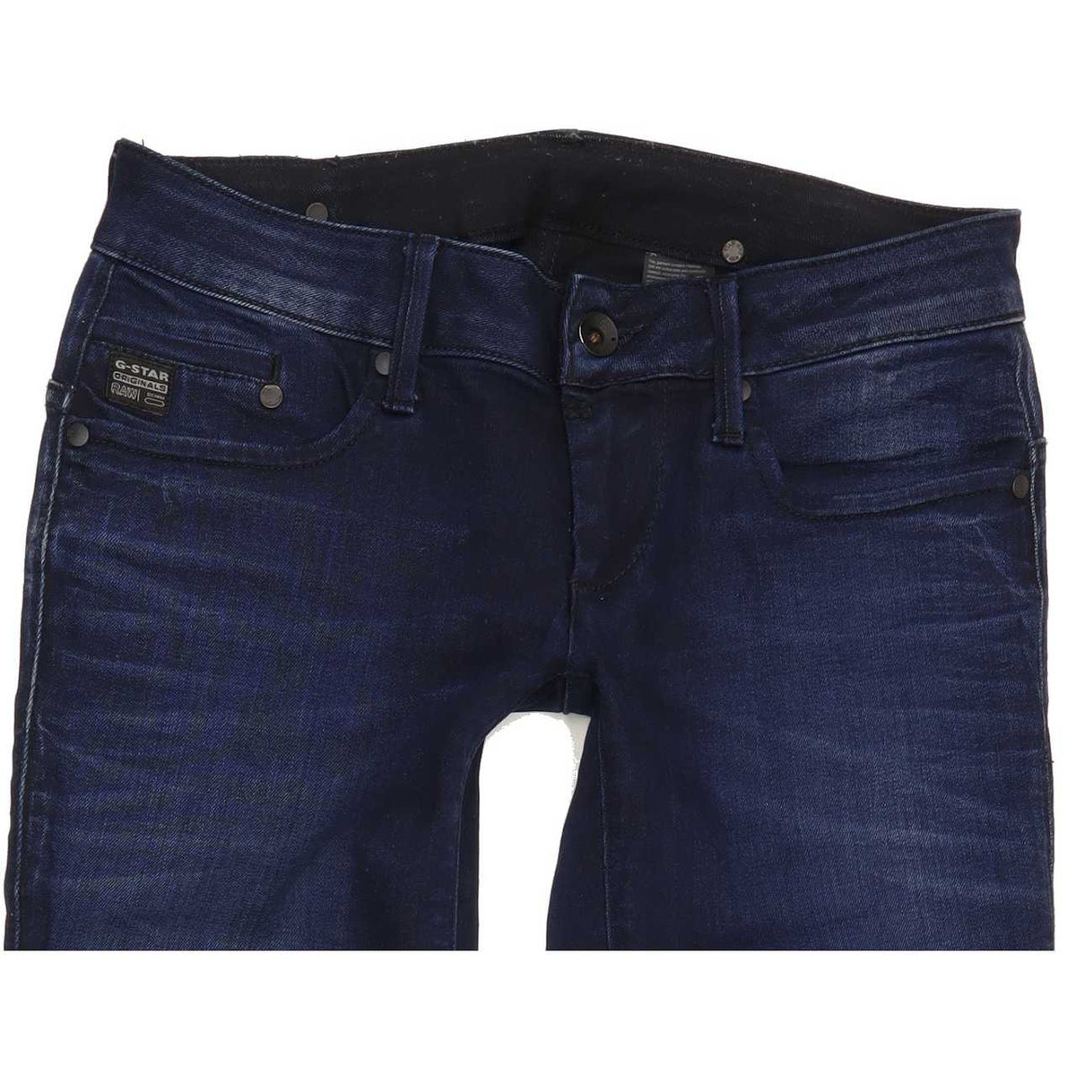 G-Star Midge Women Blue Straight Slim Stretch Jeans W29 L30