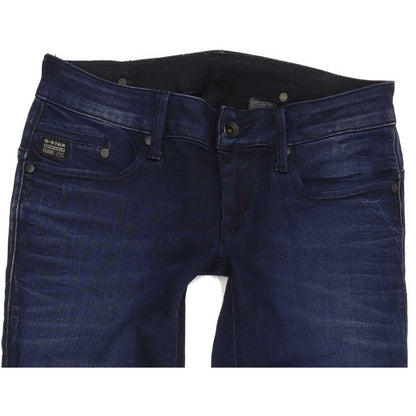 G-Star Midge Women Blue Straight Slim Stretch Jeans W29 L30