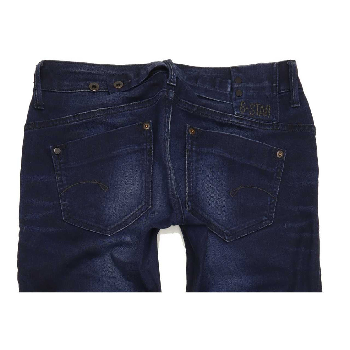 G-Star Midge Women Blue Straight Slim Stretch Jeans W29 L30