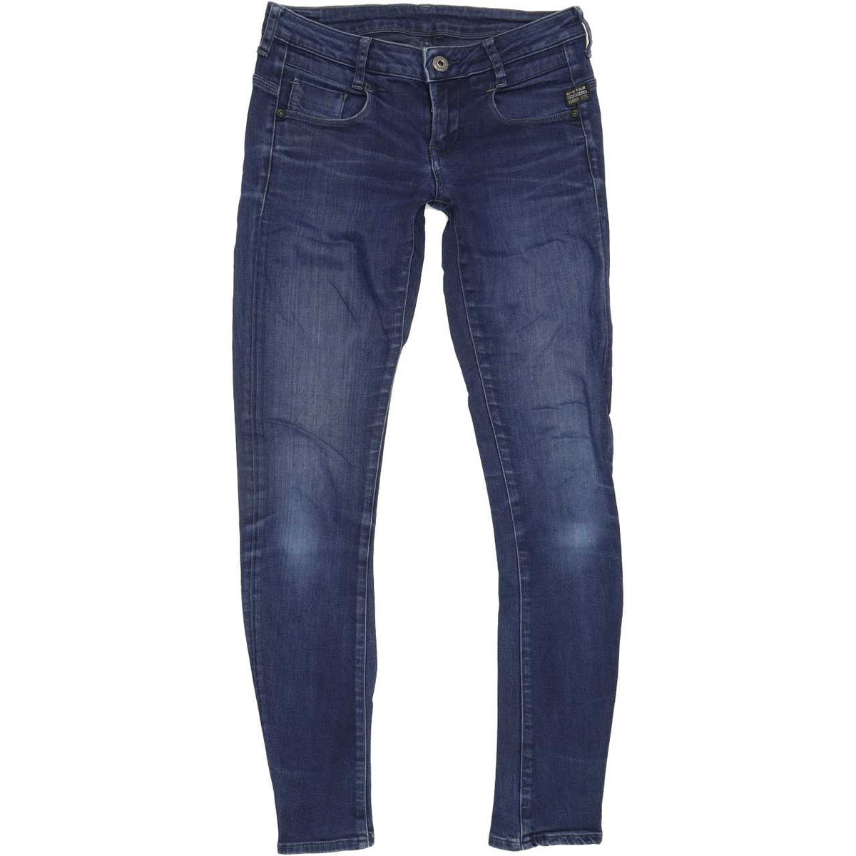 G-Star New Radar Women Blue Skinny Slim Stretch Jeans W28 L32
