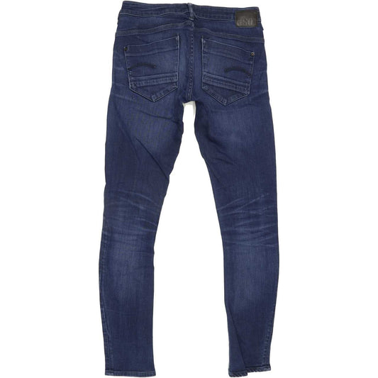 G-Star New Radar Women Blue Skinny Slim Stretch Jeans W28 L32