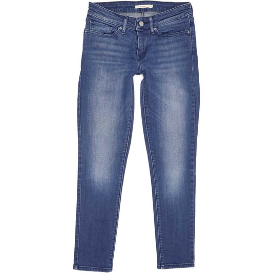 Levi's 711 Women Blue Skinny Regular Stretch Jeans W27 L27