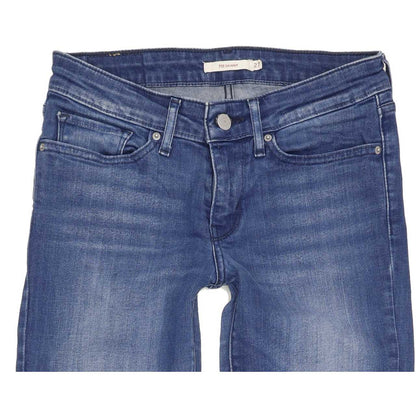 Levi's 711 Women Blue Skinny Regular Stretch Jeans W27 L27