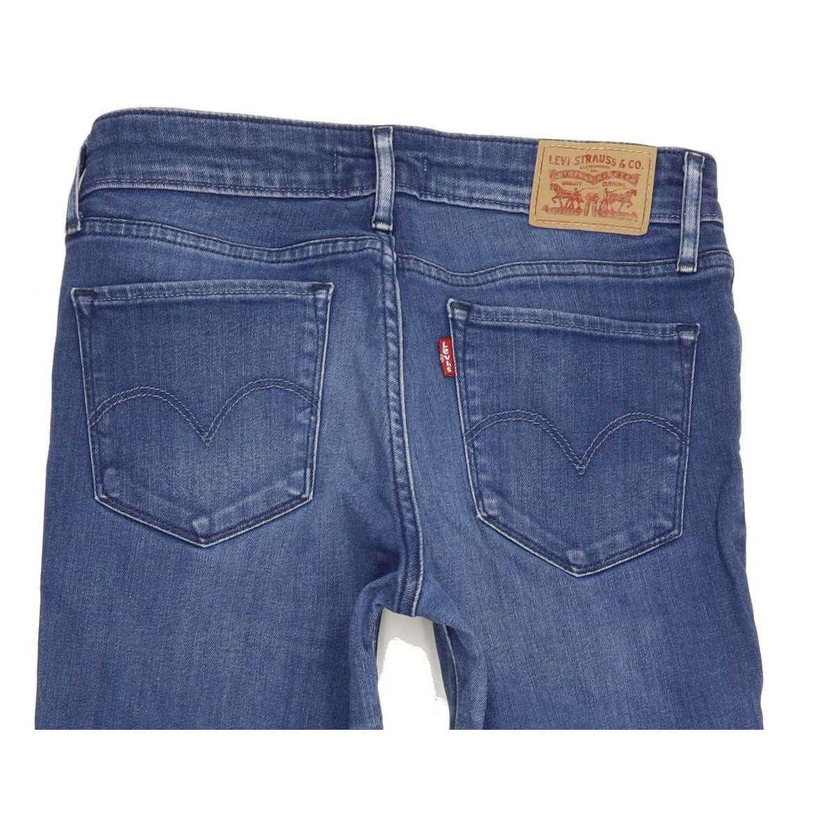 Levi's 711 Women Blue Skinny Regular Stretch Jeans W27 L27
