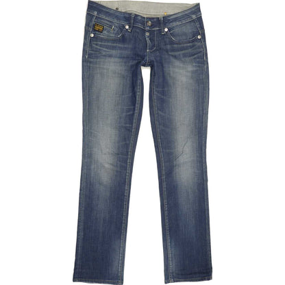 G-Star Midge Women Blue Straight Slim Stretch Jeans W30 L33