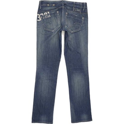 G-Star Midge Women Blue Straight Slim Stretch Jeans W30 L33