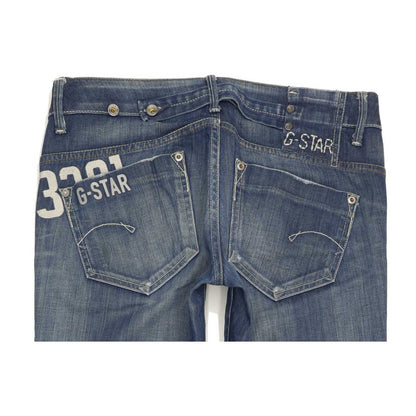 G-Star Midge Women Blue Straight Slim Stretch Jeans W30 L33
