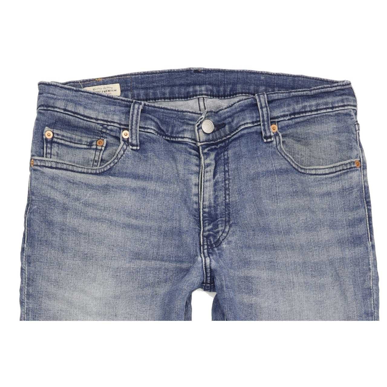 Levi's 511 Men Blue Straight Slim Stretch Jeans W33 L31
