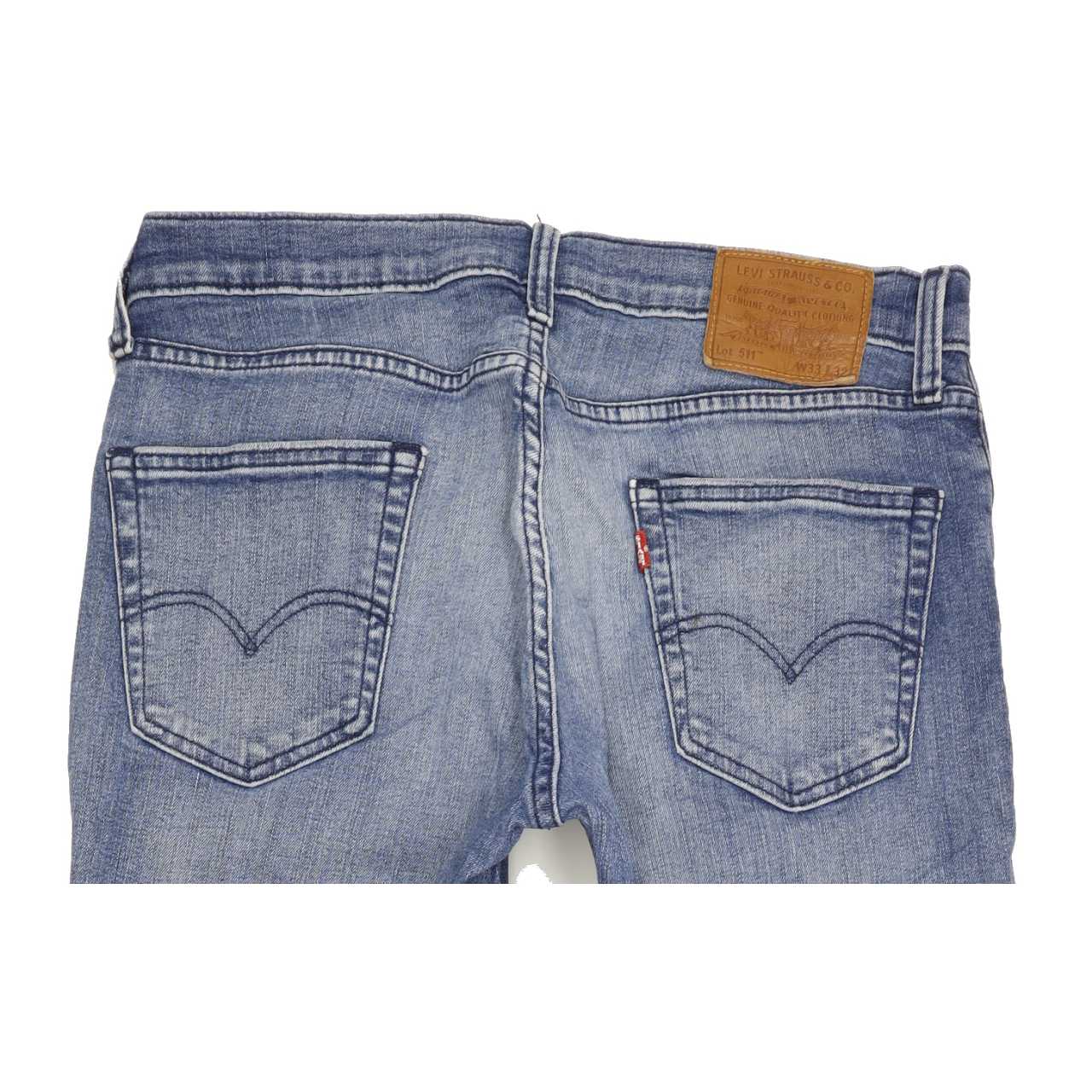 Levi's 511 Men Blue Straight Slim Stretch Jeans W33 L31