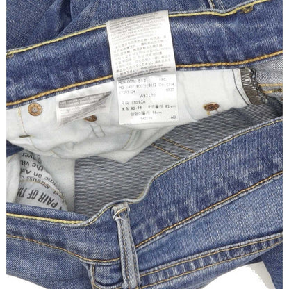 Levi's 751 Men Blue Straight Regular Stretch Jeans W32 L30
