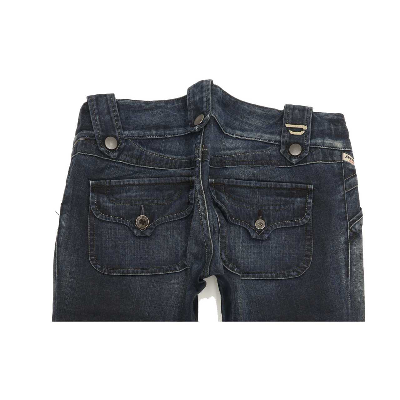 Diesel Monnie Men Blue Straight Slim Jeans W28 L32