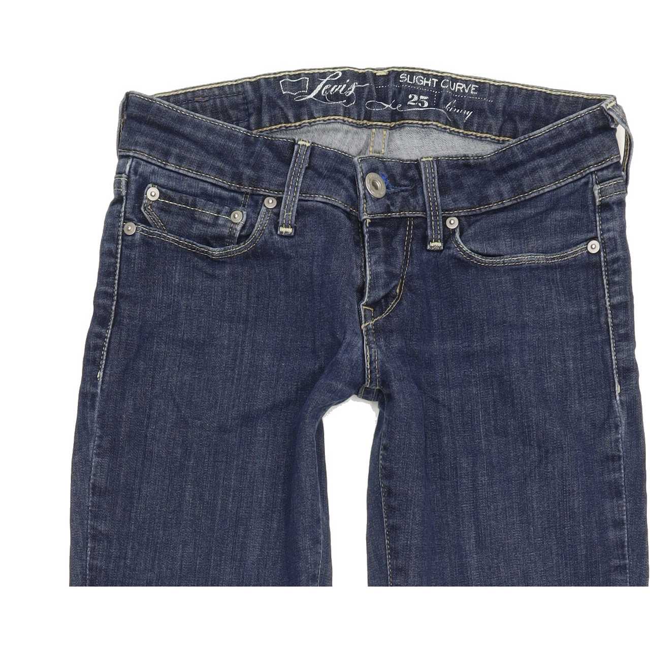 Levi's Slight Curve Women Blue Skinny Slim Stretch Jeans W25 L29