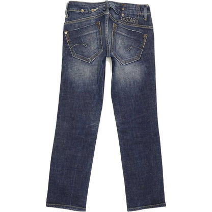 G-Star Midge Women Blue Straight Slim Stretch Jeans W25 L25