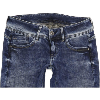 G-Star Lynn Mid Women Blue Skinny Slim Stretch Jeans W27 L32