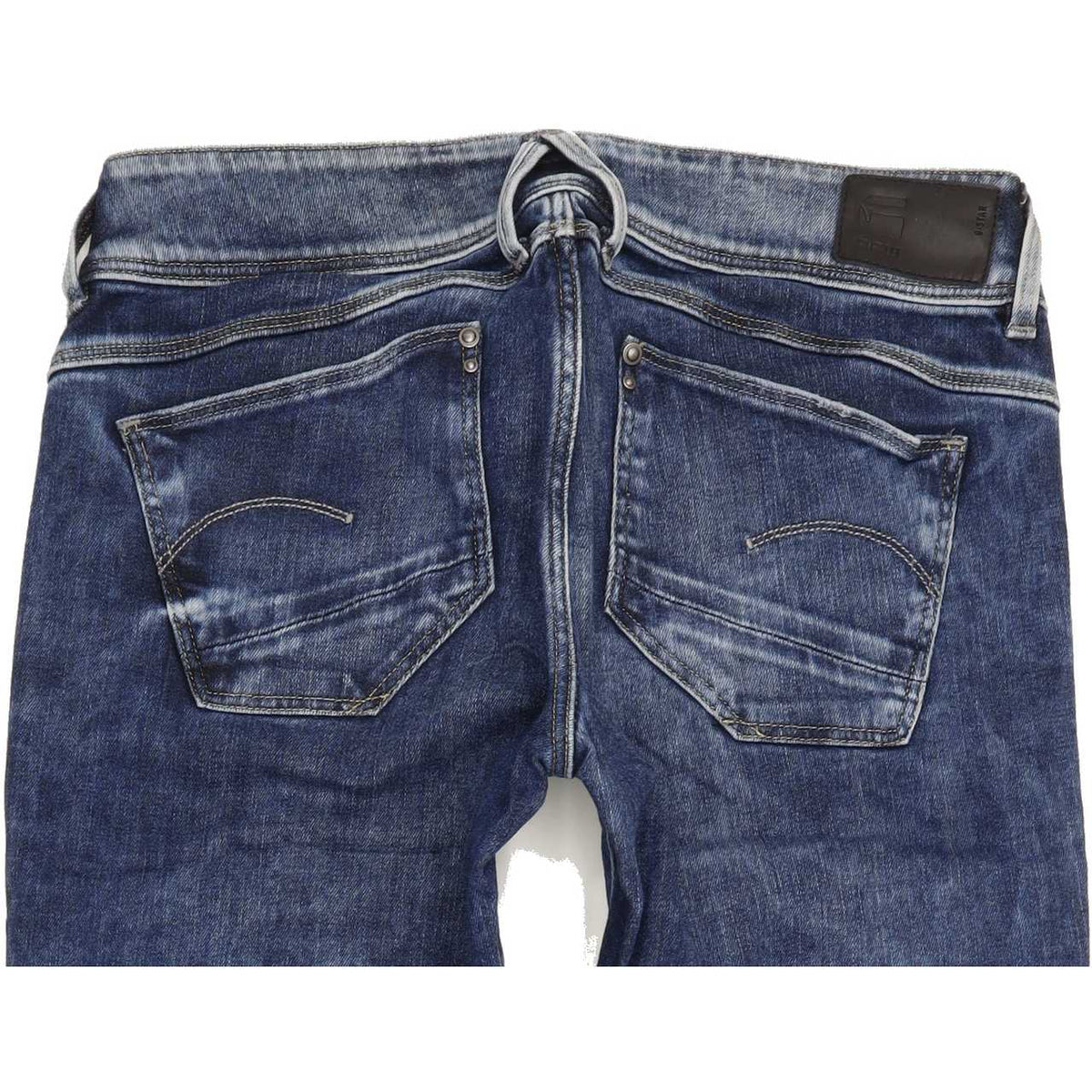 G-Star Lynn Mid Women Blue Skinny Slim Stretch Jeans W27 L32