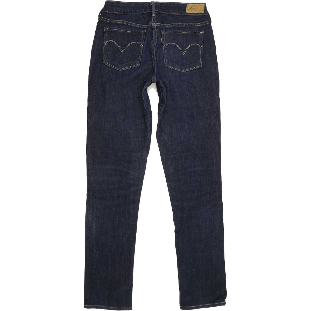 Levi's Slight Curve Women Blue Straight Slim Stretch Jeans W29 L32