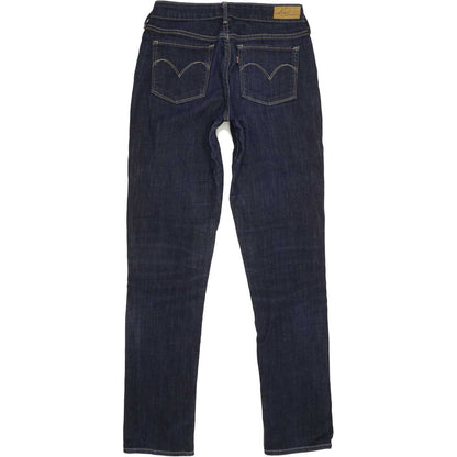 Levi's Slight Curve Women Blue Straight Slim Stretch Jeans W29 L32
