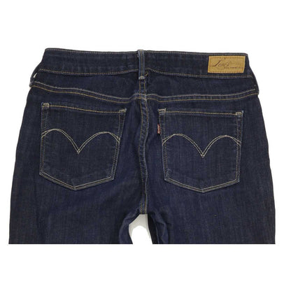 Levi's Slight Curve Women Blue Straight Slim Stretch Jeans W29 L32