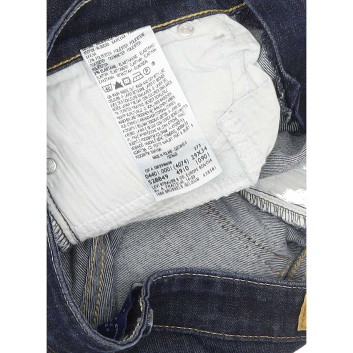 Levi's Slight Curve Women Blue Straight Slim Stretch Jeans W29 L32