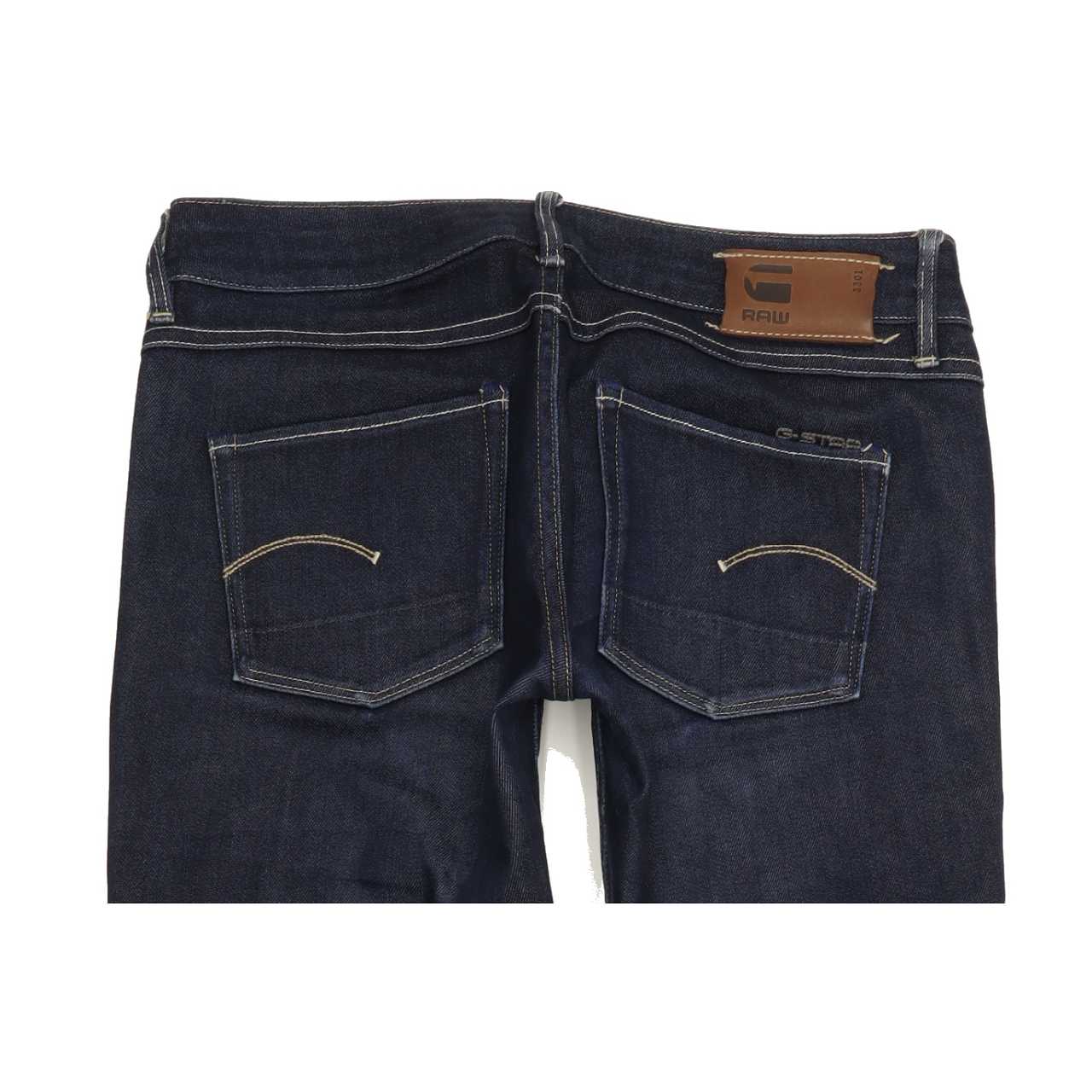 G-Star 3301 Women Blue Straight Slim Jeans W28 L32