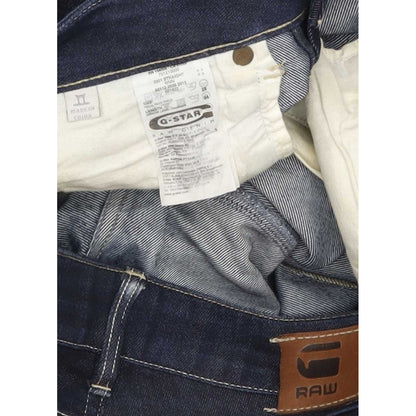 G-Star 3301 Women Blue Straight Slim Jeans W28 L32