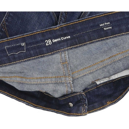 Levi's Demi Curve Women Blue Skinny Regular Jeans W28 L32