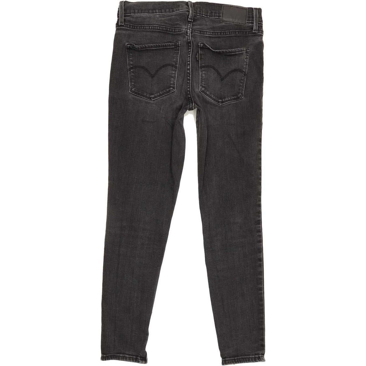 Levi's 611 Shaping Women Charcoal Skinny Regular Capri Stretch Jeans W26 L26