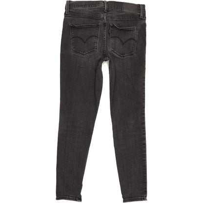 Levi's 611 Shaping Women Charcoal Skinny Regular Capri Stretch Jeans W26 L26