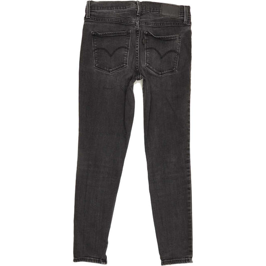 Levi's 611 Shaping Women Charcoal Skinny Regular Capri Stretch Jeans W26 L26