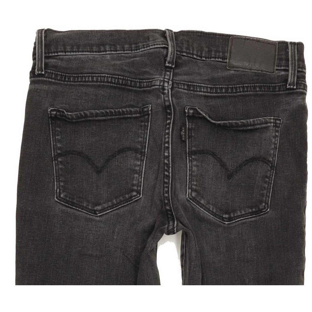Levi's 611 Shaping Women Charcoal Skinny Regular Capri Stretch Jeans W26 L26
