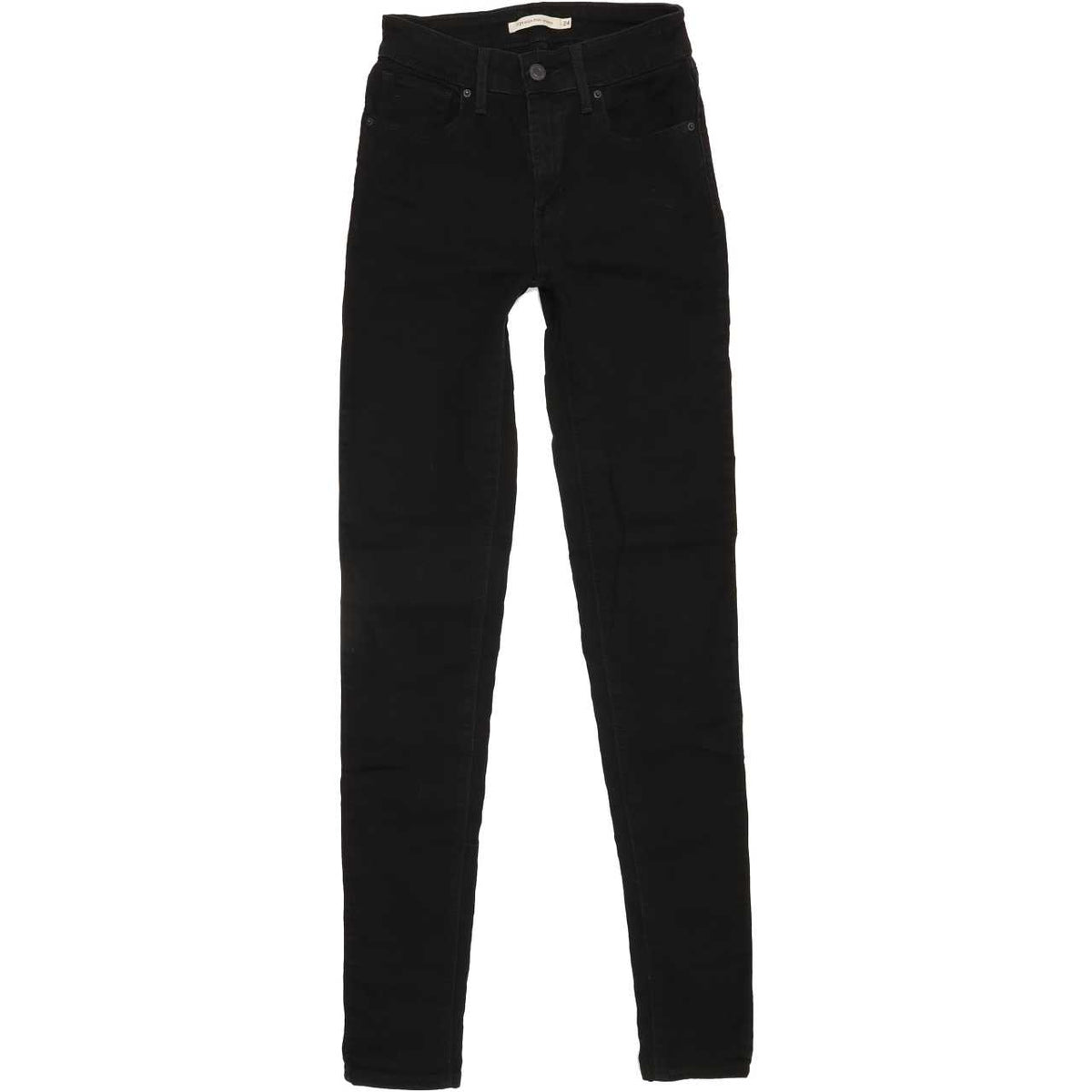 Levi's 721 High Rise Women Black Skinny Stretch Jeans W24 L32