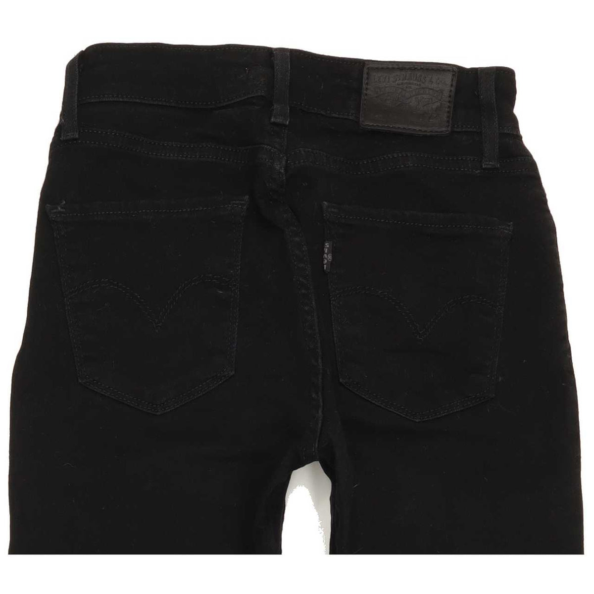 Levi's 721 High Rise Women Black Skinny Stretch Jeans W24 L32