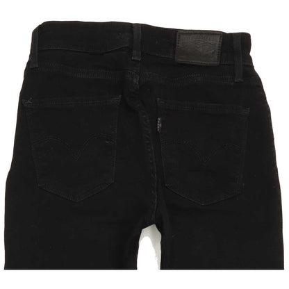 Levi's 721 High Rise Women Black Skinny Stretch Jeans W24 L32