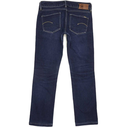 G-Star 3301 Women Blue Straight Slim Jeans W29 L26