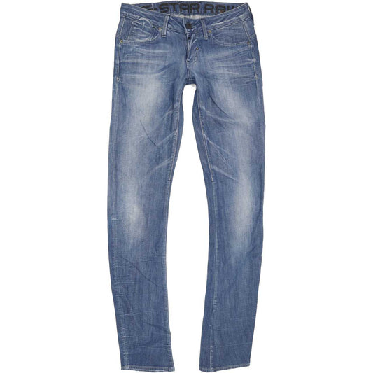 G-Star Corvet Women Blue Skinny Slim Stretch Jeans W29 L32