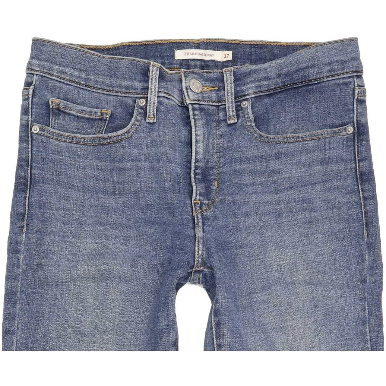 Levi's 311 Shaping Women Blue Skinny Regular Stretch Jeans W27 L31
