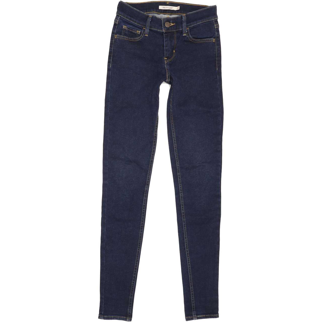 Levi's 710 Women Blue Skinny Regular Stretch Jeans W25 L30