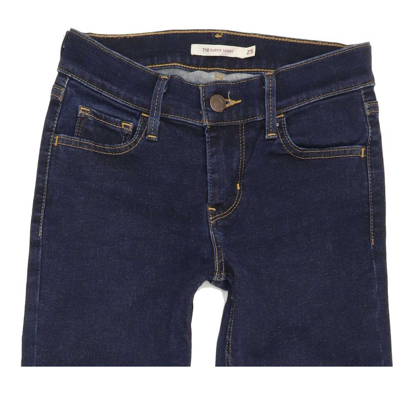 Levi's 710 Women Blue Skinny Regular Stretch Jeans W25 L30