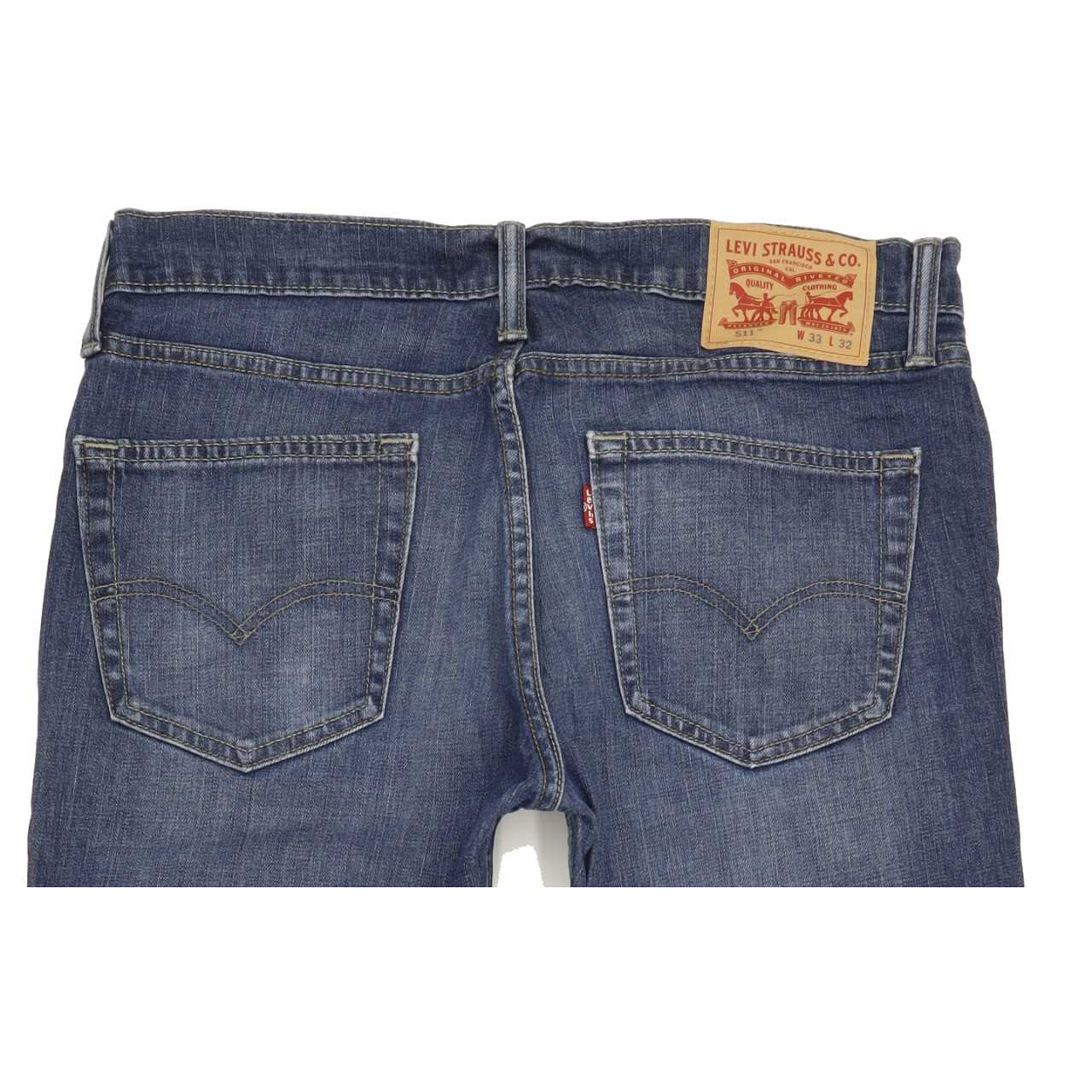 Levi's 511 Men Blue Straight Slim Jeans W33 L31