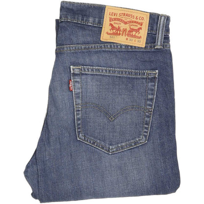 Levi's 511 Men Blue Straight Slim Jeans W33 L31