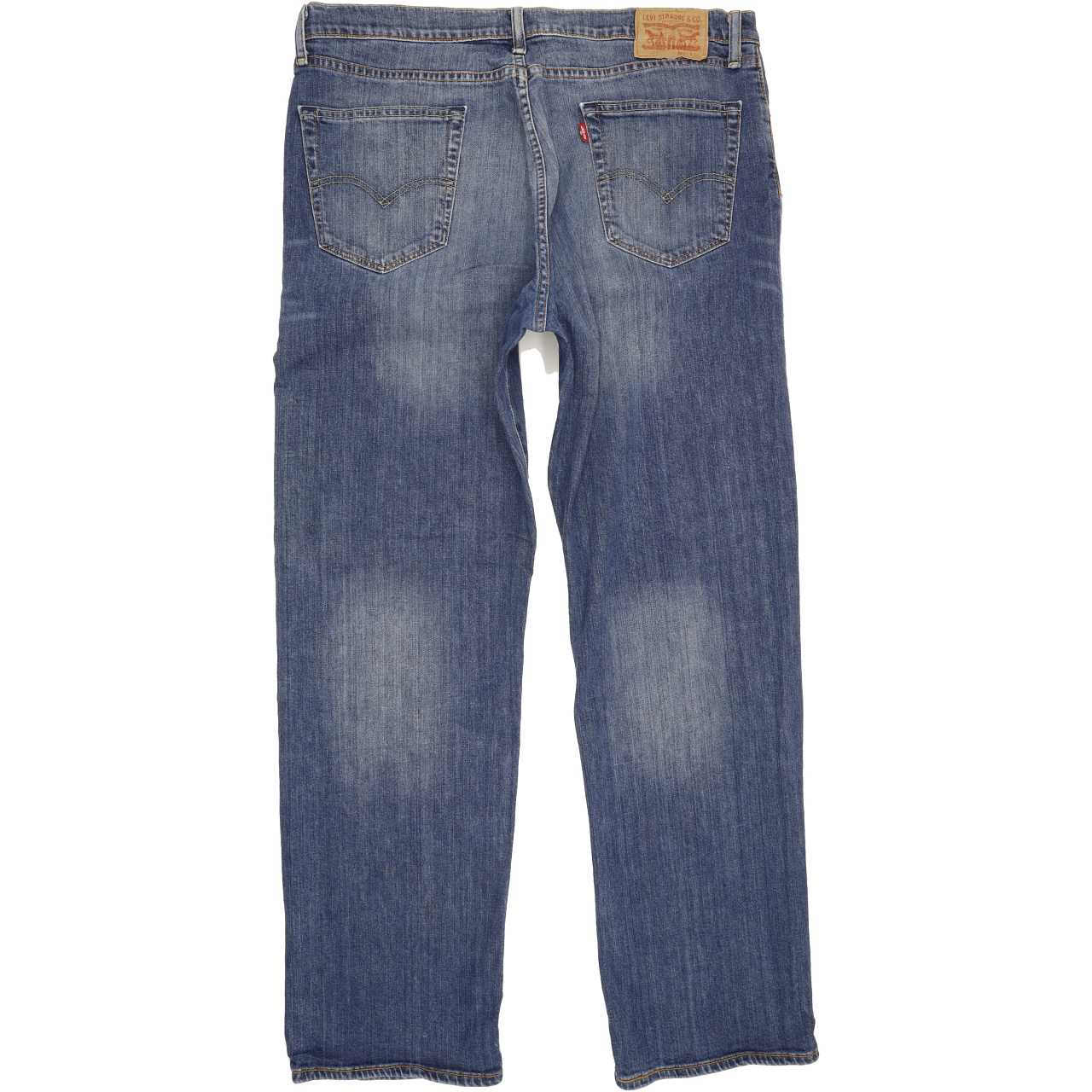 Levi's 751 Men Blue Straight Regular Stretch Jeans W38 L33
